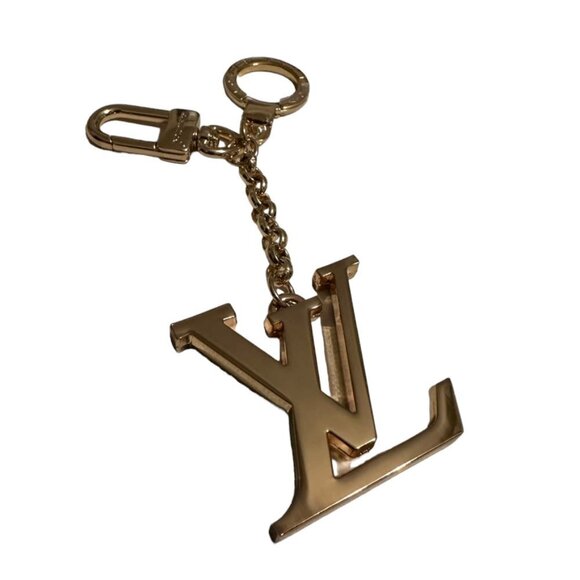 Gold LV Bag Charm Key Chain - Picture 8 of 8